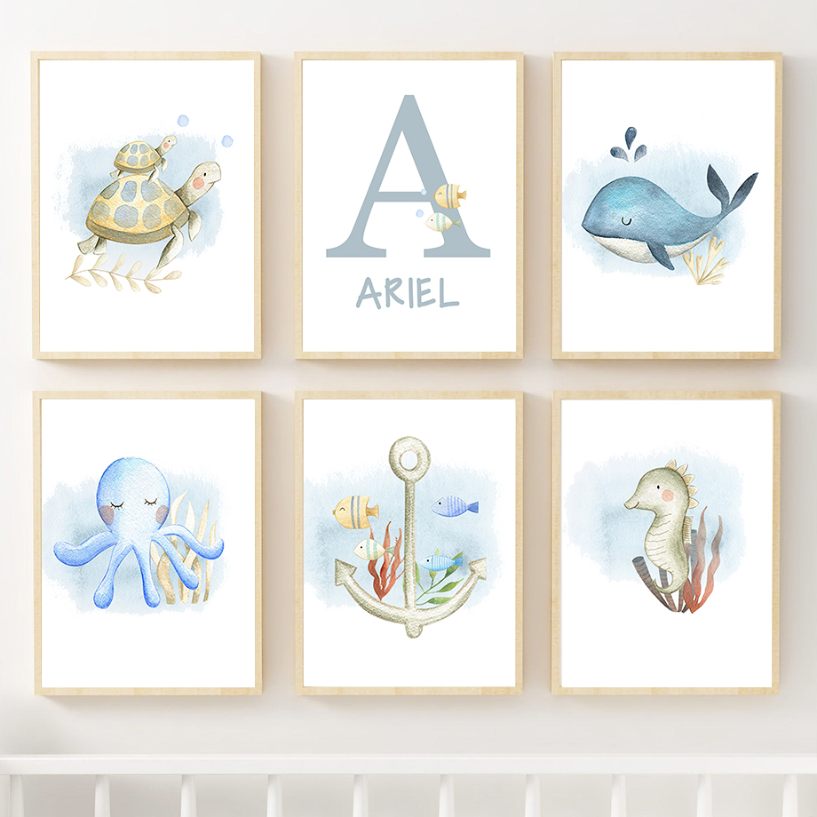 Resin Art Name - Arte de parede personalizada com nome