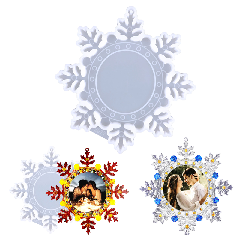 Resin Art Frame - Moldura de foto de natal, resina