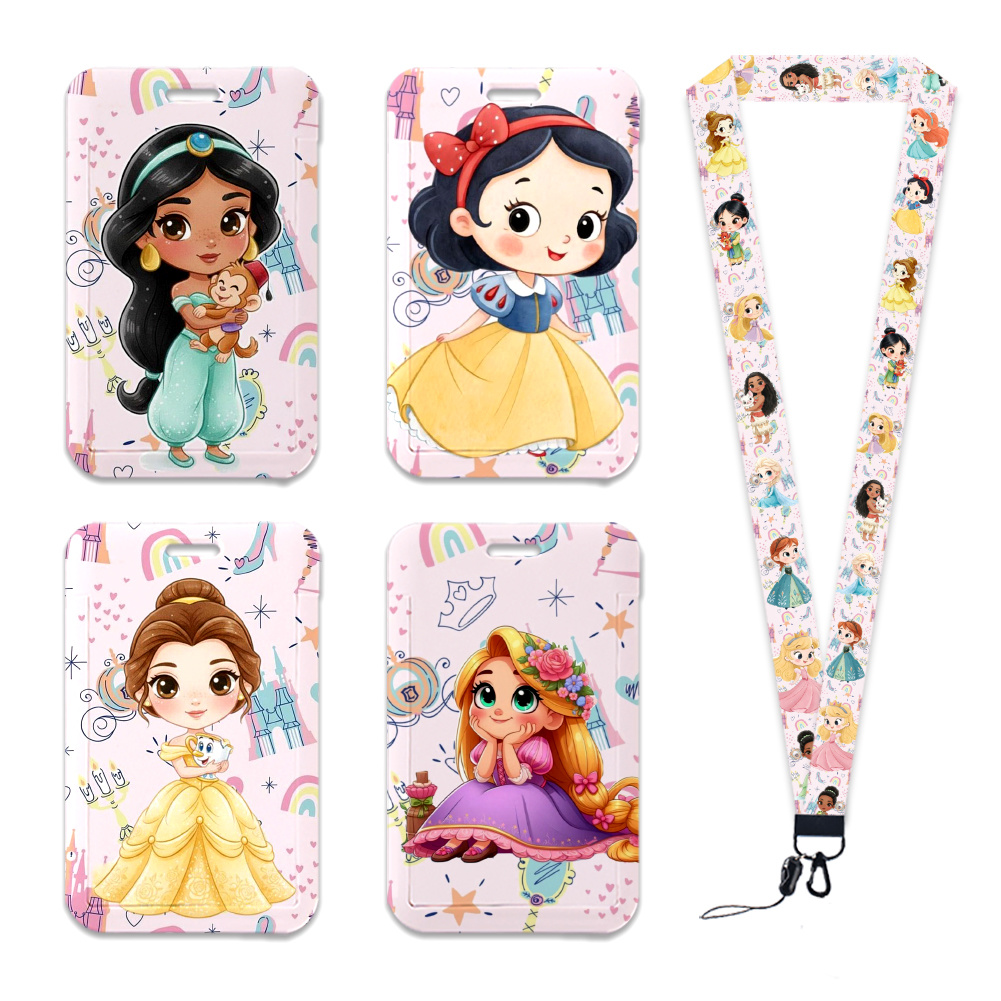 Resin Art Name - Porta-cartões Disney Princesa Desenho Animado Fofo