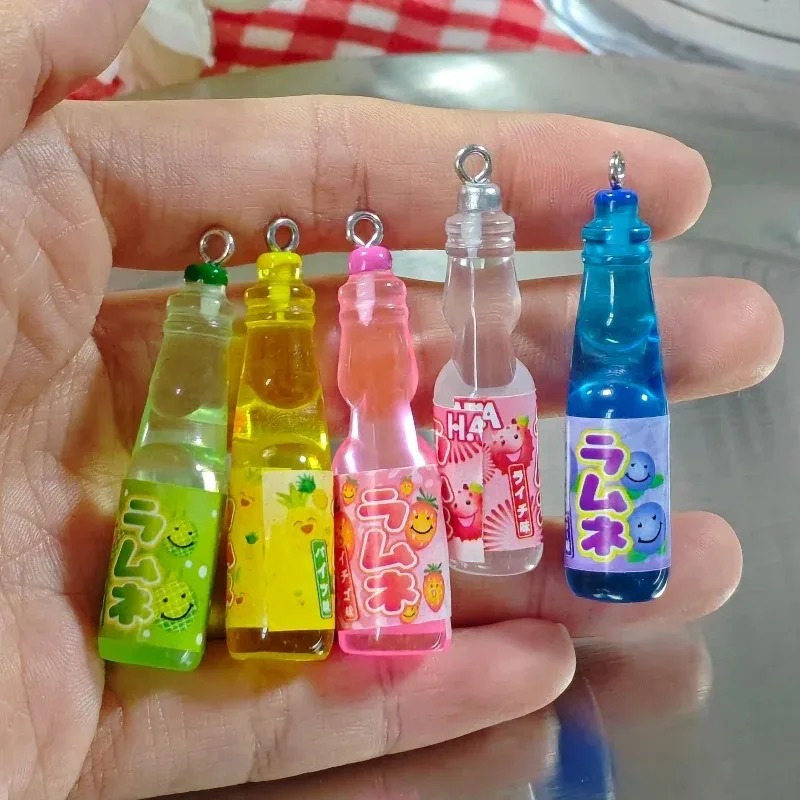 Resin Art Bottle - 10 Peças de Pingentes de Resina