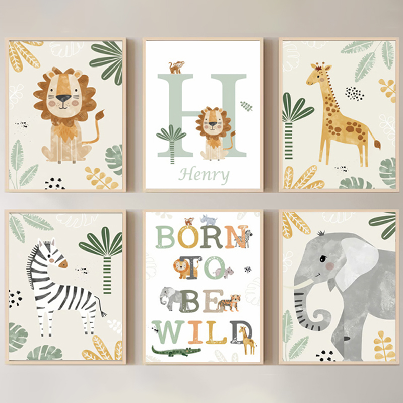 Resin Art Name - Pôster Personalizado com Nome de Bebê,