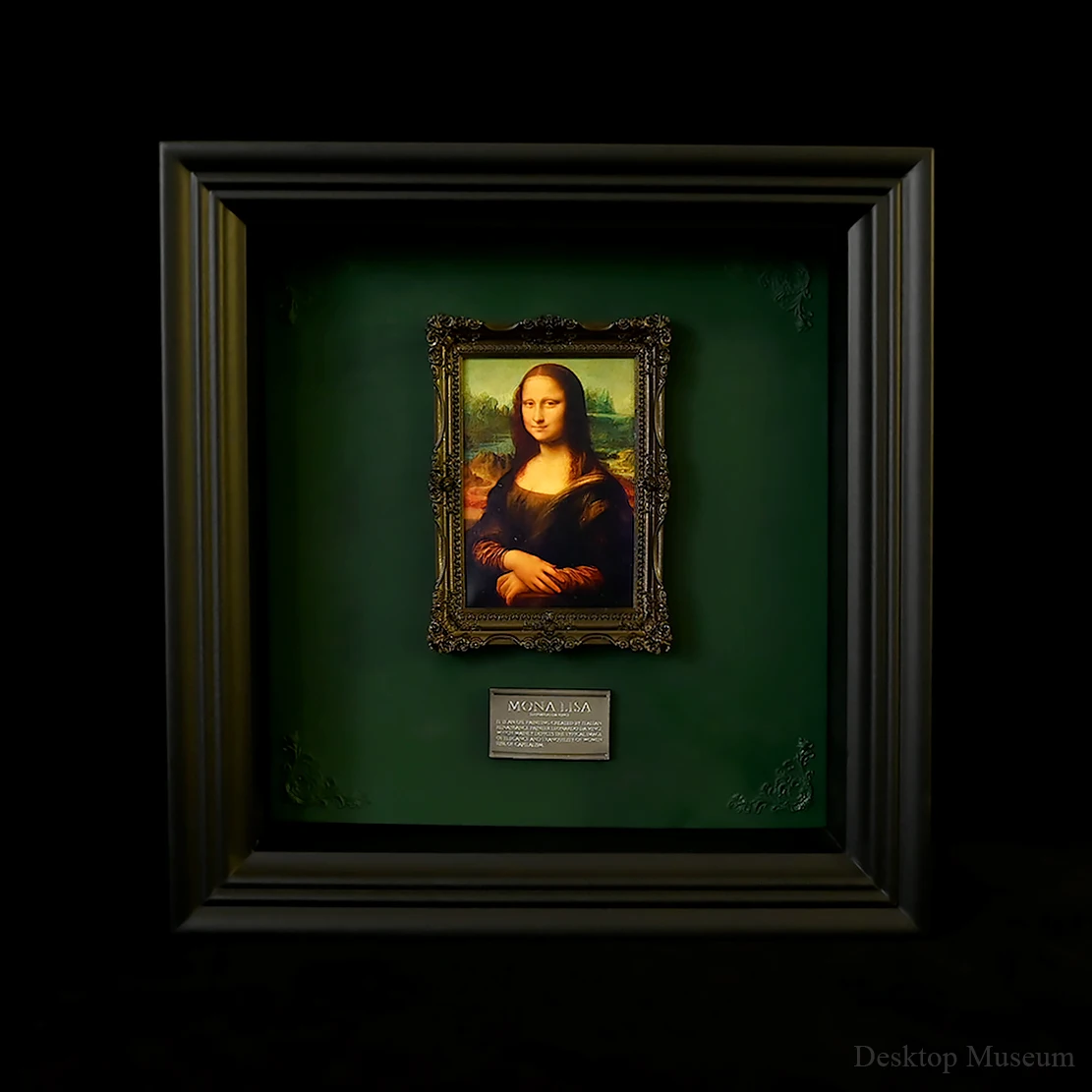 Resin Art Frame - Estatueta decorativa de resina de mesa