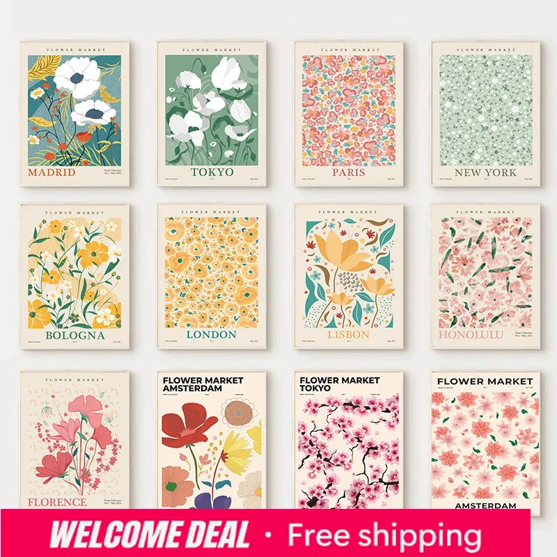 Resin Art Name - Pôster de Mercado de Flores 2026: