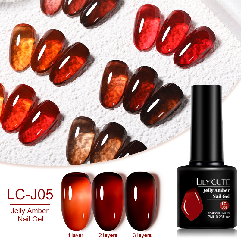 Resin Dye Opaque - Lilycute 7ml geléia âmbar gel unha
