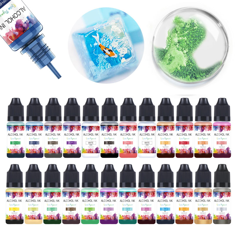 Resin Pigment Alcohol Ink - 10ml tinta de arte álcool resina