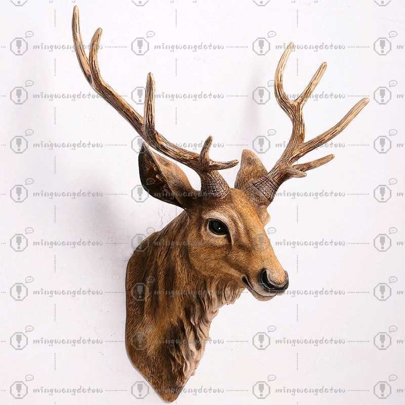 Resin Art Resin - Cabeça de Veado Falsa de 17