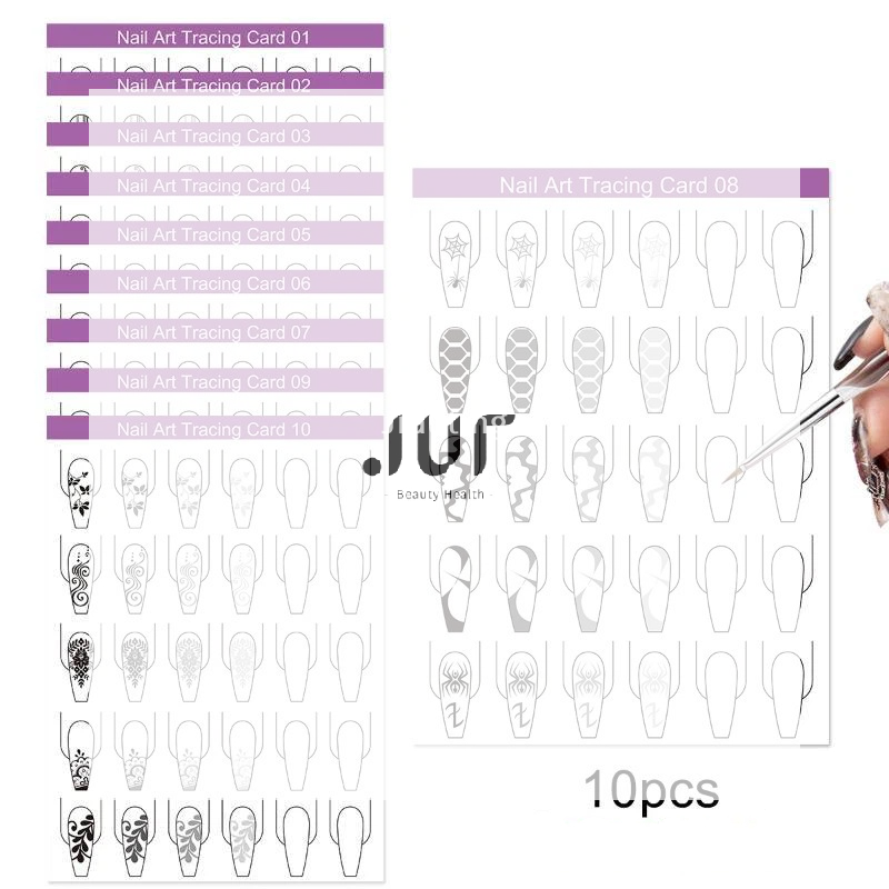 Resin Art Guide Free - Papel de Prática para Nail Art: