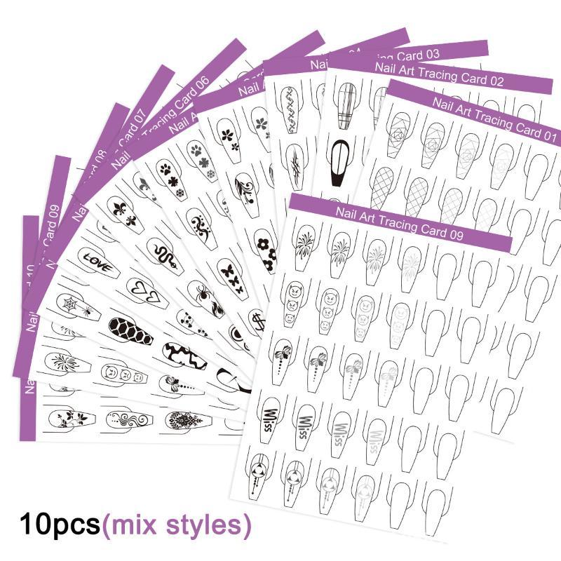 Resin Art Guide Free - 10 Peças de Papel para Prática