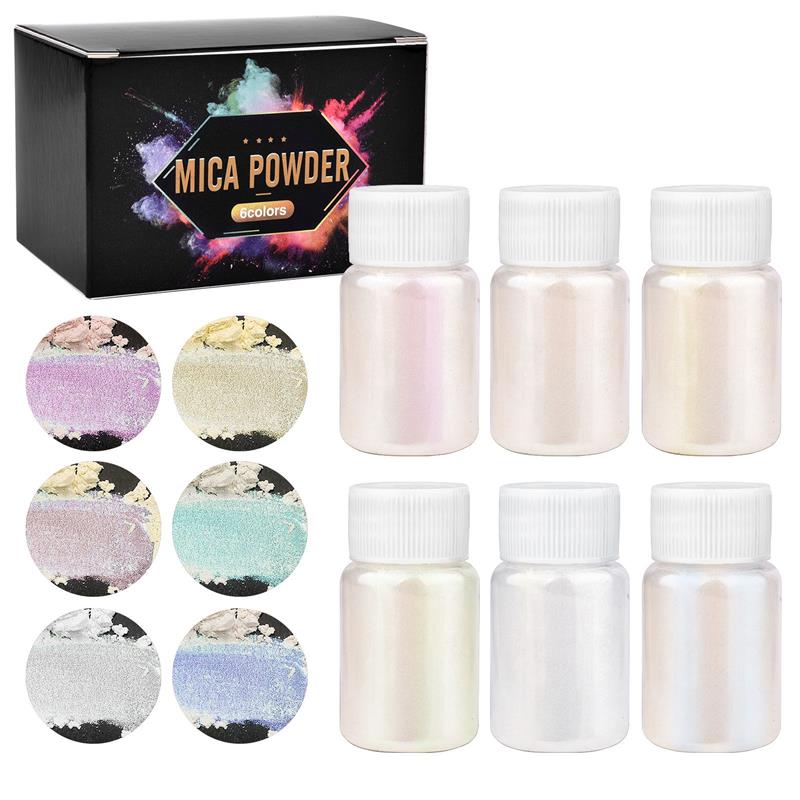Resin Dye Opaque - 6 pçs-set resina epóxi corante mica
