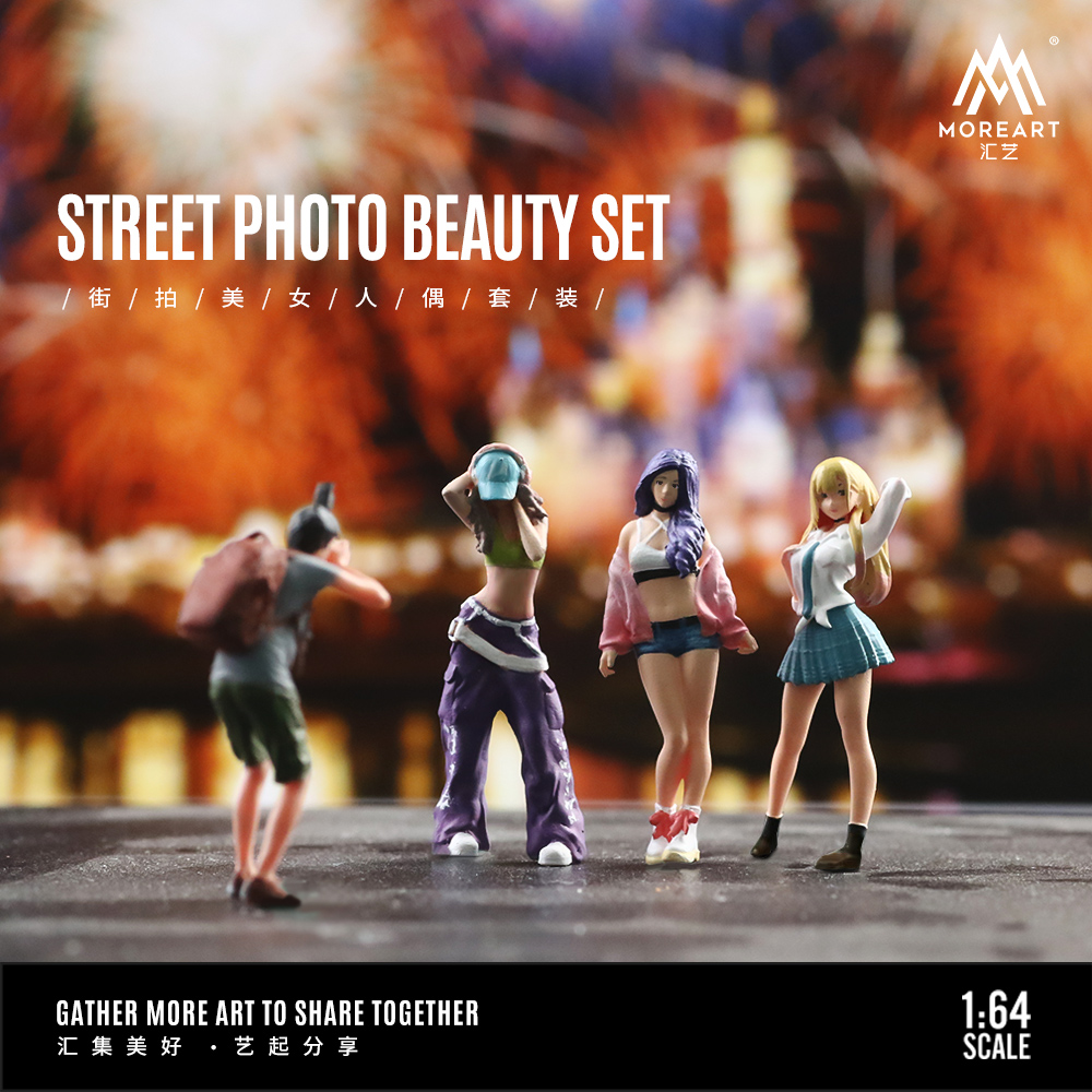 Resin Art Resin - Mais arte 1:64 conjunto de bonecos