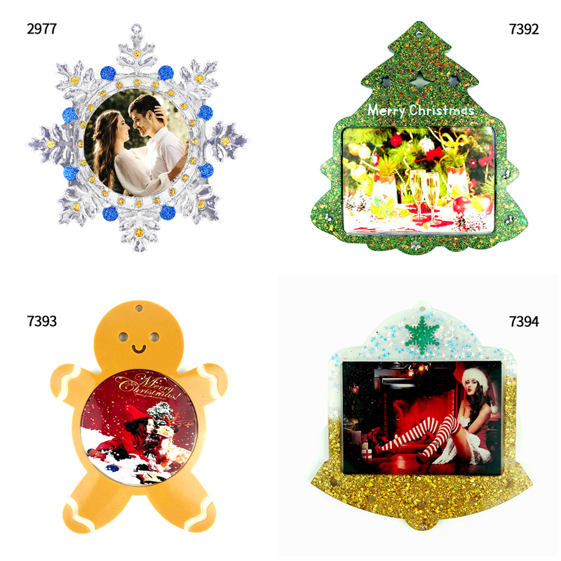 Moldura de foto de natal, resi - Resin Art Frame avaliação e preço
