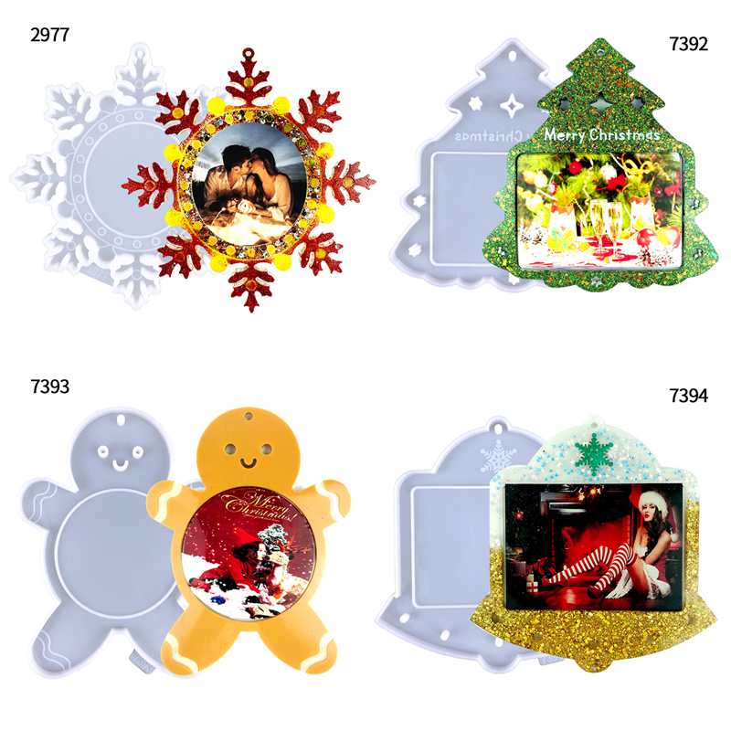 Moldura de foto de natal, resi - Resin Art Frame avaliação e preço
