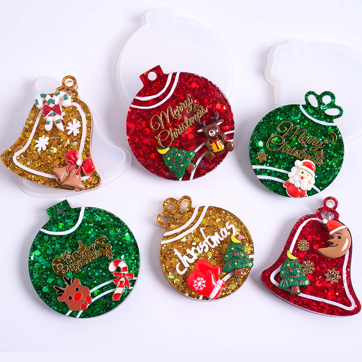 Etiqueta de natal pingente mol - Resin Art Uv avaliação e preço