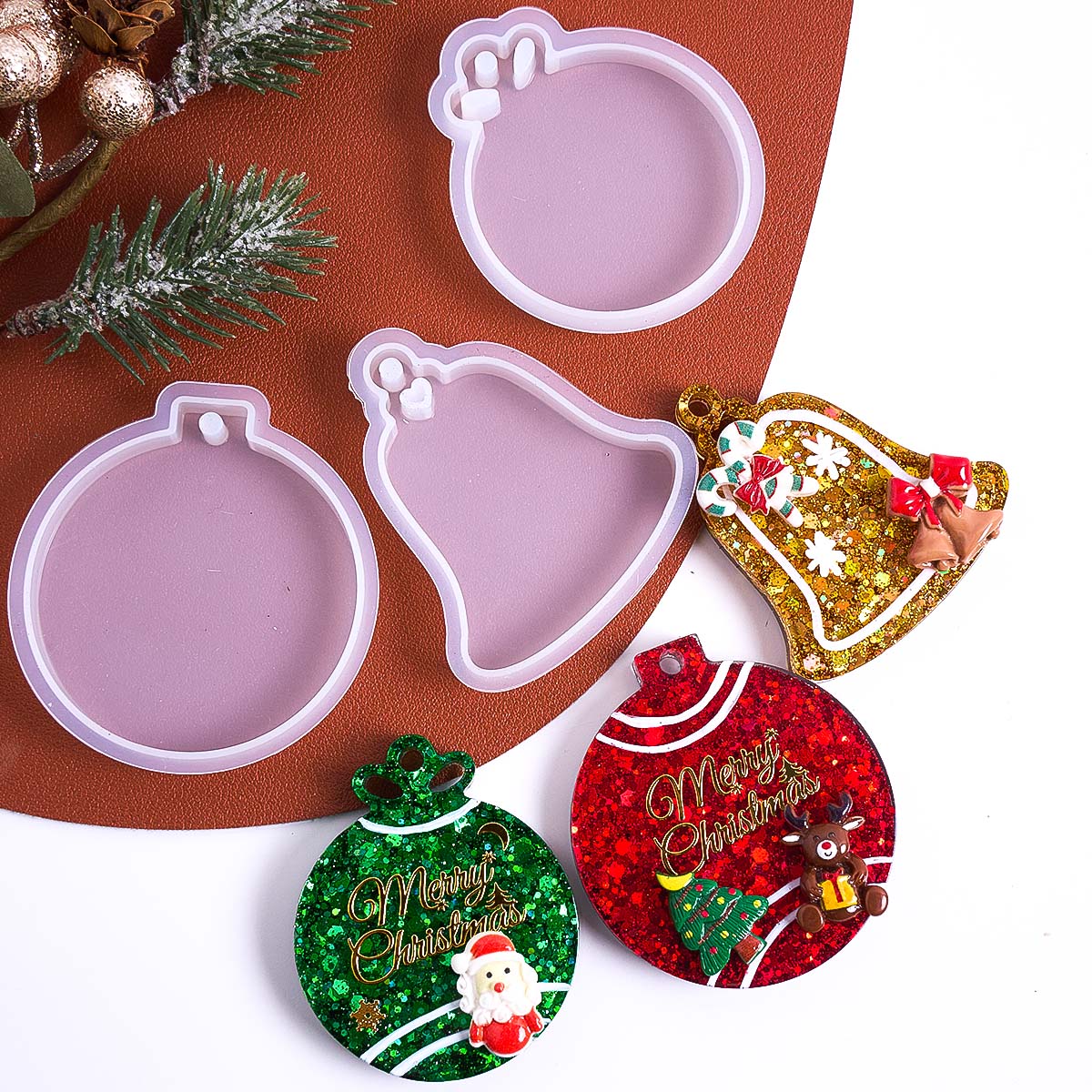 Etiqueta de natal pingente mol - Resin Art Uv avaliação e preço