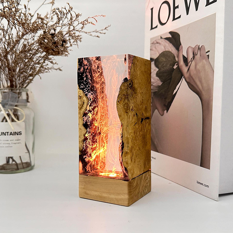 Luminária de Mesa de Resina co - Resin Art Resin avaliação e preço