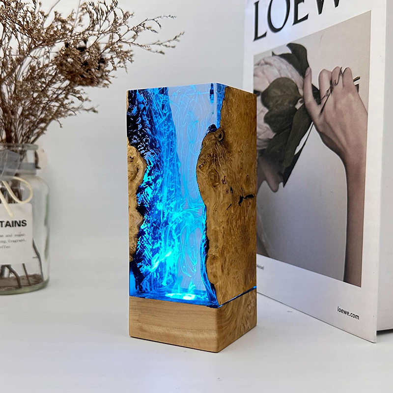 Luminária de Mesa de Resina co - Resin Art Resin avaliação e preço