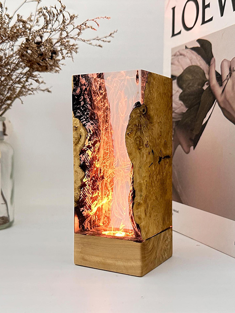 Luminária de Mesa de Resina co - Resin Art Resin avaliação e preço
