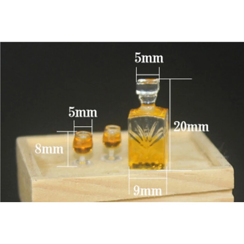 1 conjunto bonito mini garrafa - Resin Art Bottle avaliação e preço