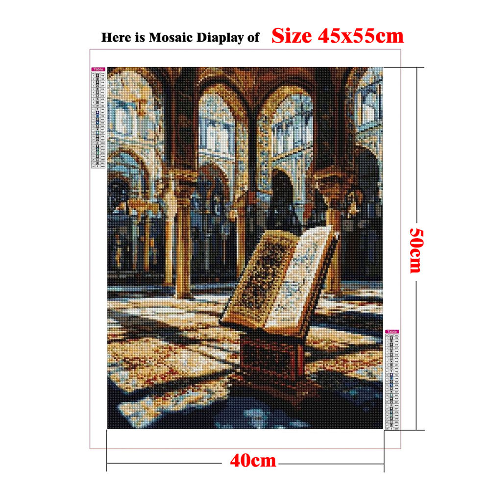 Kit de Pintura Diamante sem Mo - Resin Art Quran avaliação e preço