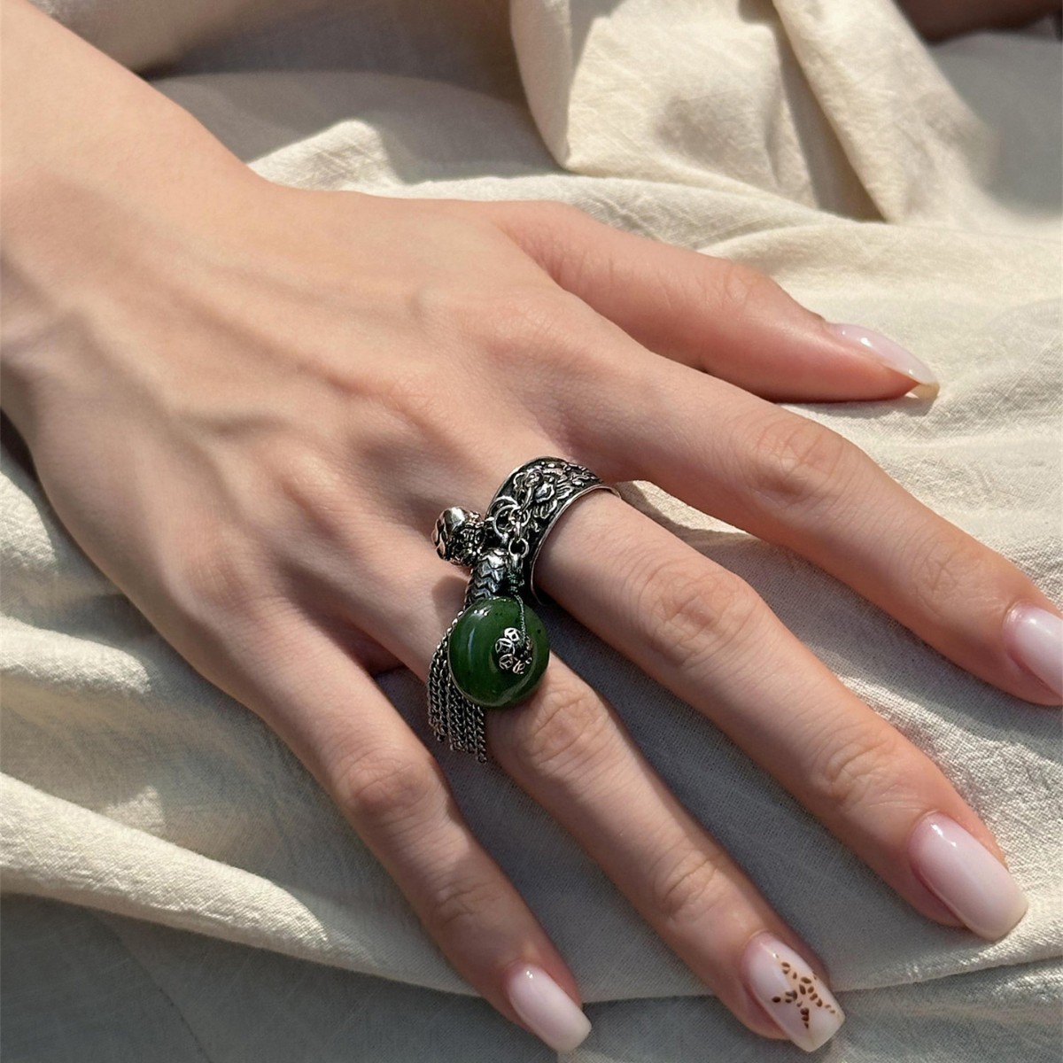 WJFH-ARTS Novo Anel Aberto de  - Resin Art Ring Design avaliação e preço
