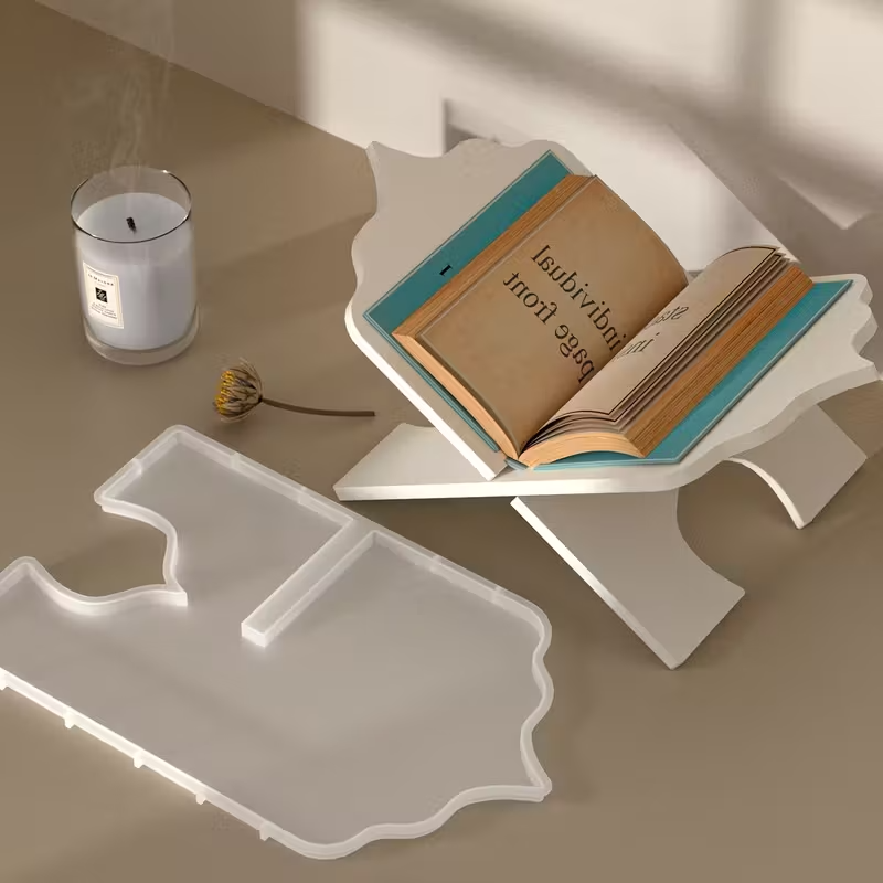 Diy dobrável livro suporte mol - Resin Art Quran avaliação e preço