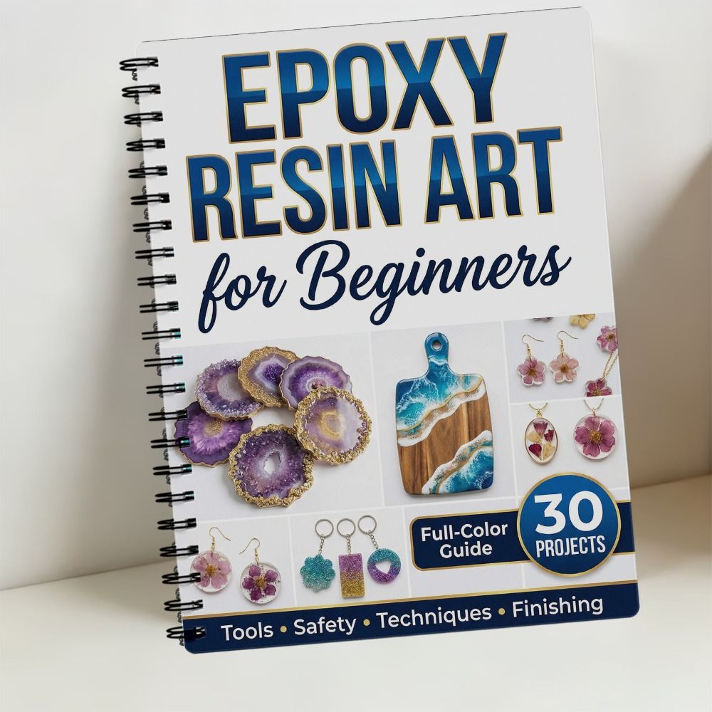 Manual Passo a Passo de Arte c - Resin Art Guide Free avaliação e preço