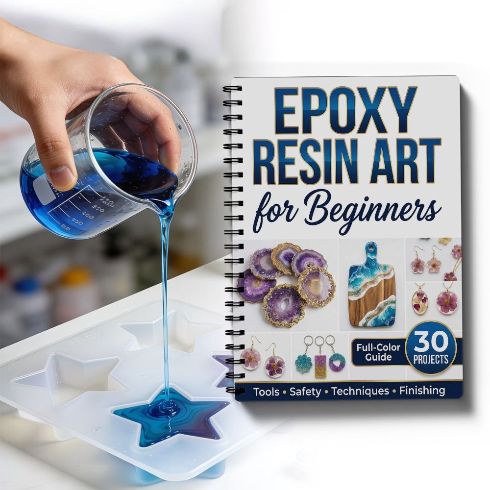 Manual Ilustrado de Arte em Re - Resin Art Guide Free avaliação e preço