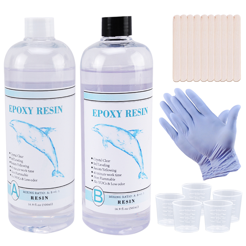 1:1 resina epóxi transparente  - Resin Art Uv avaliação e preço