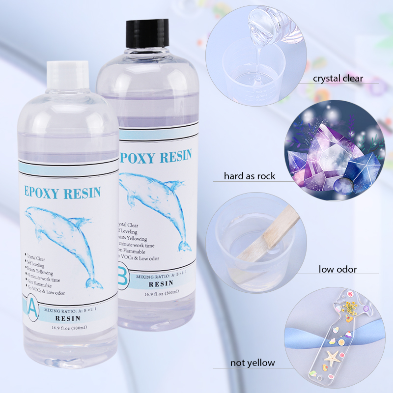 1:1 resina epóxi transparente  - Resin Art Uv avaliação e preço