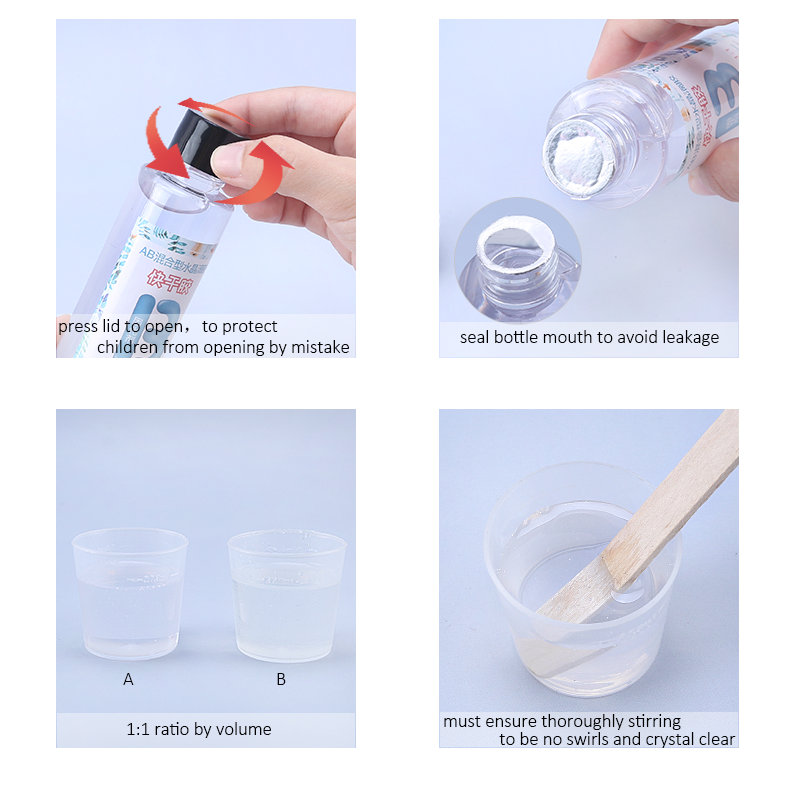 1:1 resina epóxi transparente  - Resin Art Uv avaliação e preço