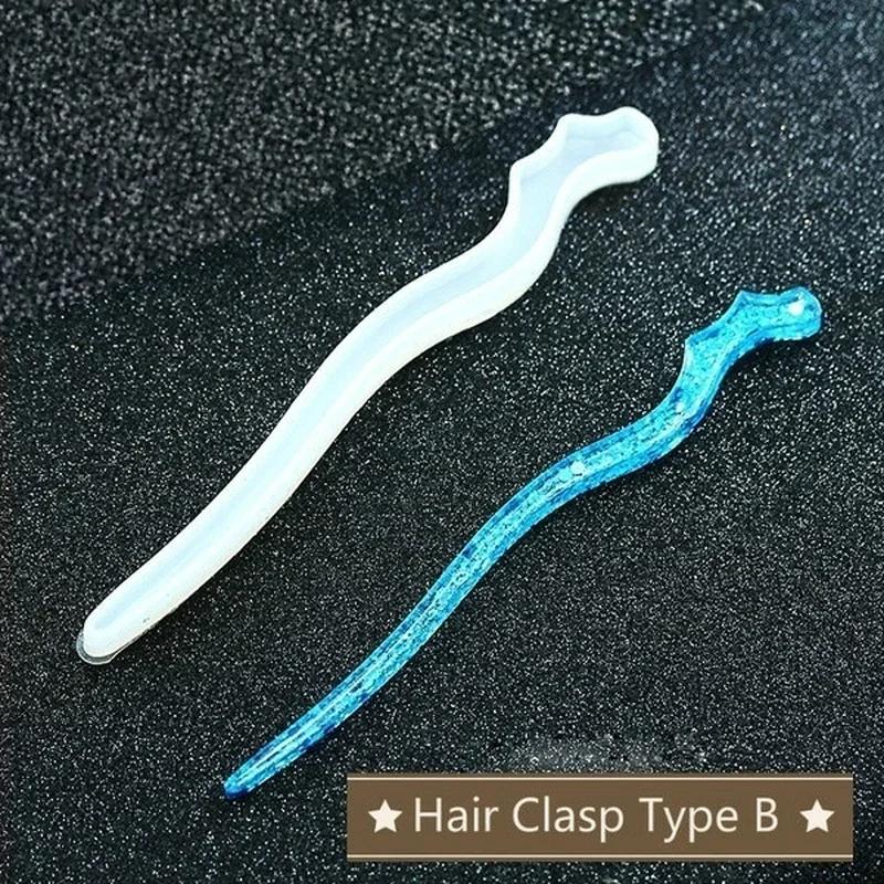 Novo transparente hairpin sili - Resin Art Resin avaliação e preço