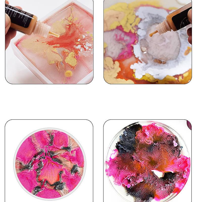 10ml resina epóxi pigmento líq - Resin Pigment Alcohol Ink avaliação e preço