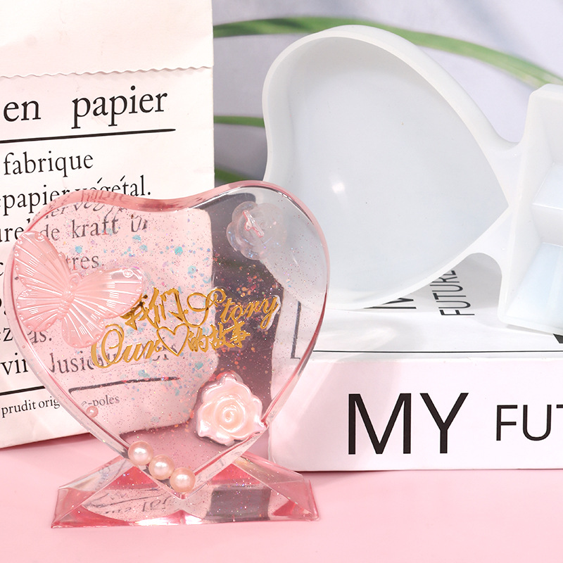 Diy molde de silicone epóxi mo - Resin Art Frame avaliação e preço