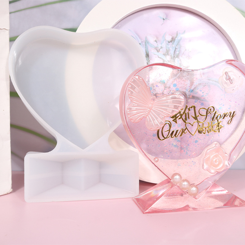 Diy molde de silicone epóxi mo - Resin Art Frame avaliação e preço
