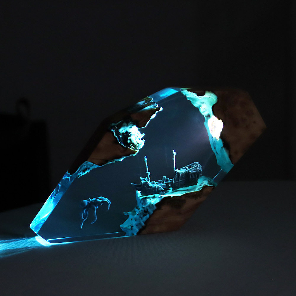 Arte de Mesa Fada da Floresta  - Resin Art Resin avaliação e preço