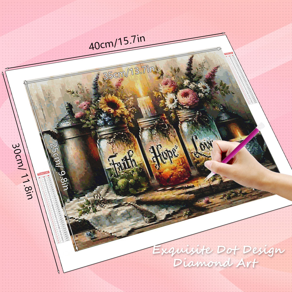 HUACAN 5D DIY Pintura Diamante - Resin Art Bottle avaliação e preço